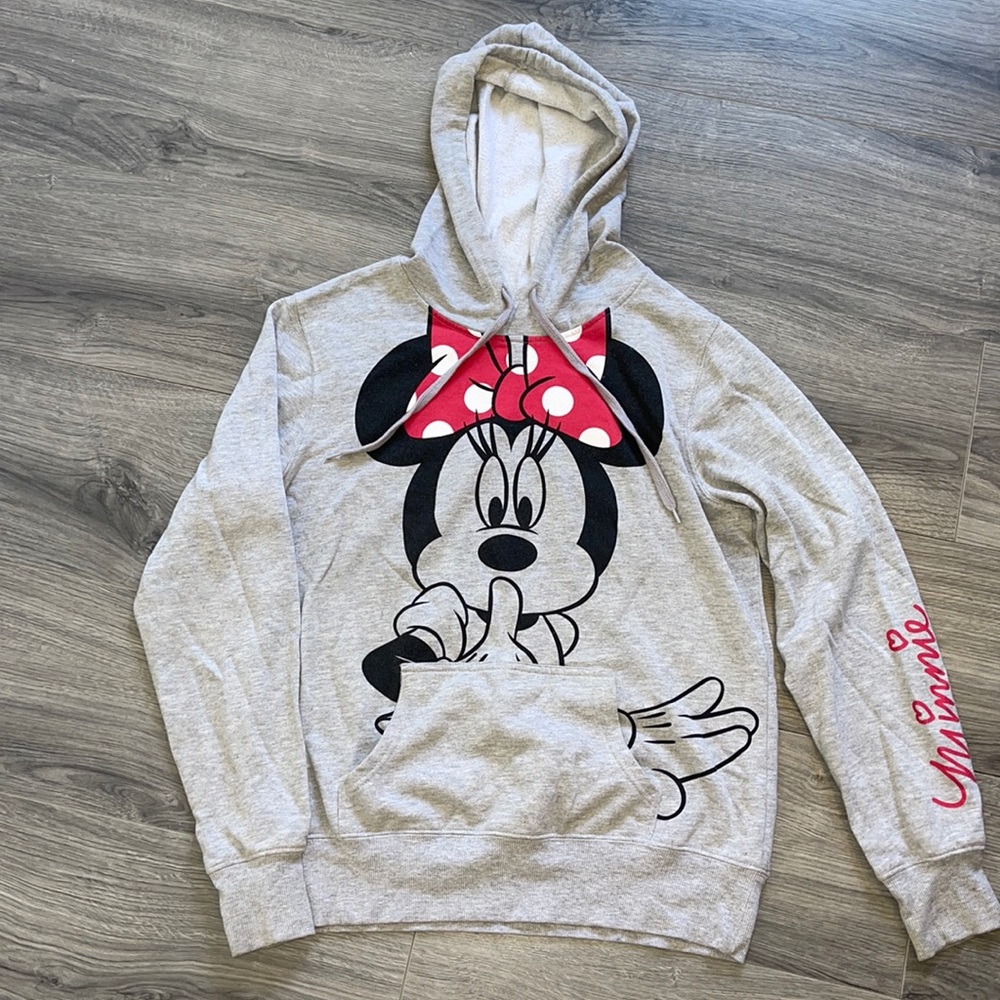Disney Minnie Mouse Hooded Sweatshirt Large